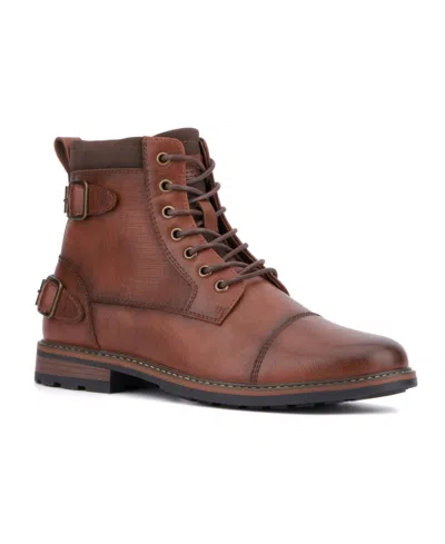 Reserved Footwear Men's Emmett Ankle Boots In Cognac