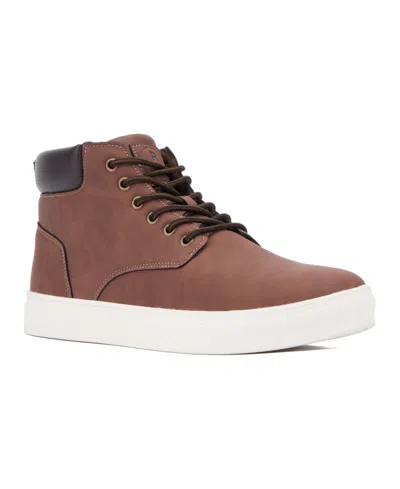 Reserved Footwear Men's Julian High-top Sneakers In Brown
