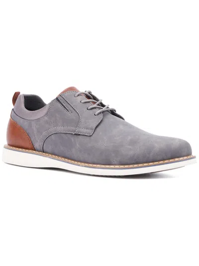 Reserved Footwear Vertigo Mens Textile Dressy Oxfords In Gray