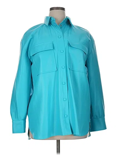 Pre-owned Reserved Raincoat In Blue
