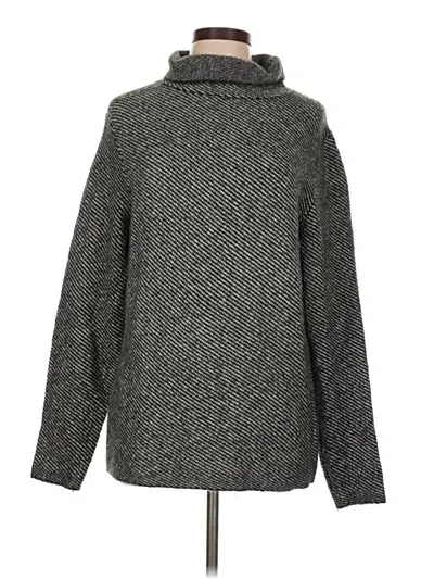 Pre-owned Reserved Turtleneck Sweater In Gray