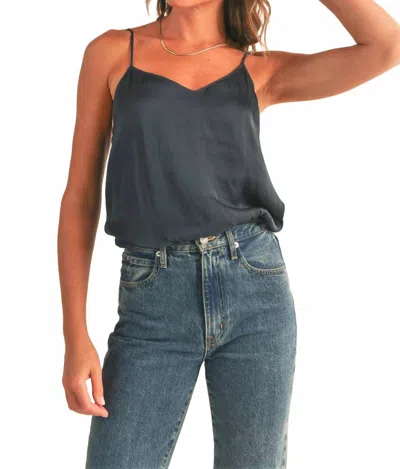 Reset By Jane Amore Love Tank Top In Navy In Black