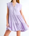 Reset By Jane Amy Layer Dress In Lilac