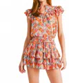 Reset By Jane April Skort In Pink Multi In Multi
