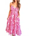Reset By Jane Brunch Maxi Dress In Pink In Pink