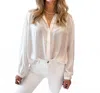 Reset By Jane Button Up Lace Shoulder Top In Ivory In White