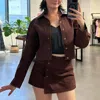 Reset By Jane Carly Jacket In Mocha In Brown