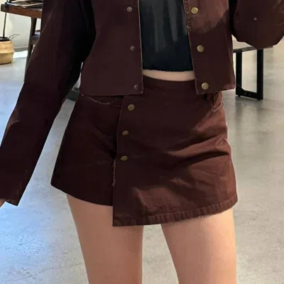 Reset By Jane Carly Skort In Mocha In Brown