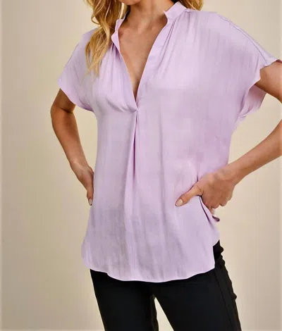 Reset By Jane Esme Blouse In Lavender In Purple