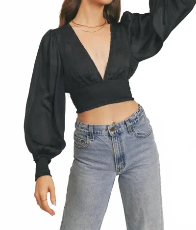 Reset By Jane Fallon Top In Black