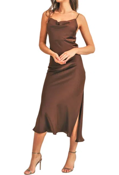 Reset By Jane Florence Dress In Brown