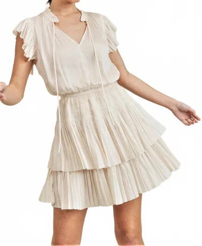 Reset By Jane Gabrielle Dress In Champagne In Neutral