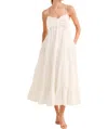 Reset By Jane Isabela Maxi Dress In White In White