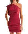 Reset By Jane Luna Mini Dress In Red In Red