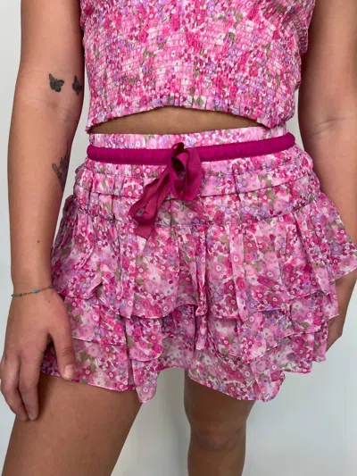 Reset By Jane Nelly Skort In Pink Combo