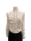 Reset By Jane Priya Top In Ivory In Multi