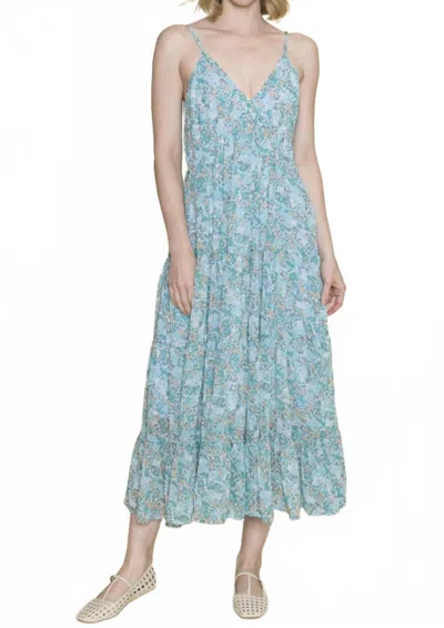 Reset By Jane Shellie Maxi Dress In Blue Combo