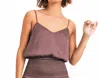 Reset By Jane Silky Amore Top In Mauve In Multi