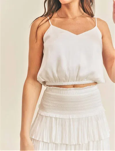 Reset By Jane Silky Amore Top In White