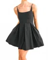 Reset By Jane Skye Mini Dress In Black In Black