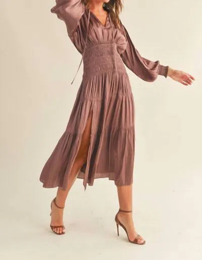 Reset By Jane Women's Claudia Dress In Mauve In Multi