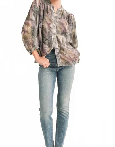 Reset By Jane Women's Jane Ness Top In Stone Combo In Multi