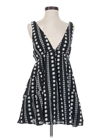 Pre-owned Reset Casual Dress In Black