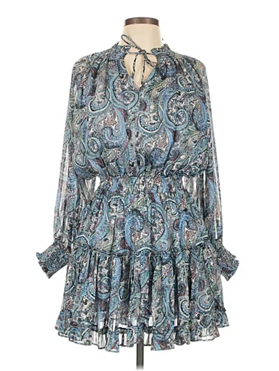 Pre-owned Reset Casual Dress In Blue