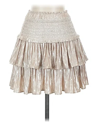 Pre-owned Reset Casual Skirt In Silver