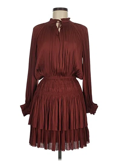 Pre-owned Reset Cocktail Dress In Burgundy