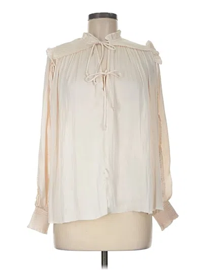 Pre-owned Reset Long Sleeve Blouse In Ivory