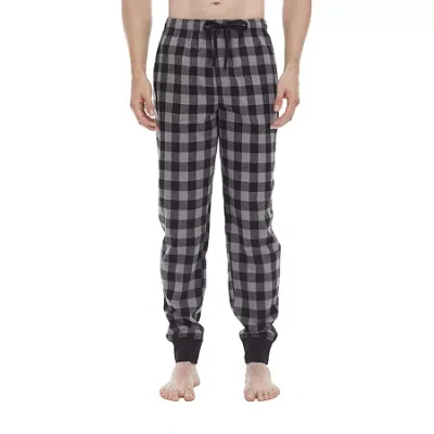 Residence Flannel Mens Pajama Joggers In Gray