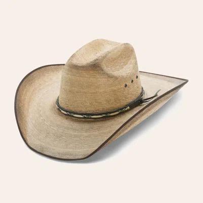 Resistol Hats Jason Aldean Amarillo Sky Bound Edge Palm Leaf Cowboy Hat In Brown
