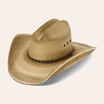 Resistol Hats Jason Aldean Georgia Boy Flamed Burned Palm Leaf Cowboy Hat In Brown