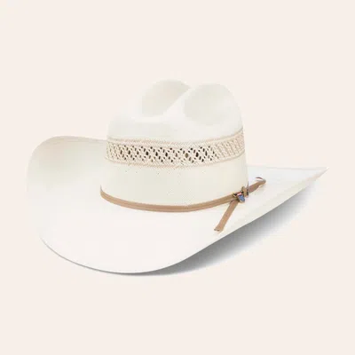 Resistol Hats Resistol 10x Wildfire Two Tone Vented Straw Cowboy Hat In White