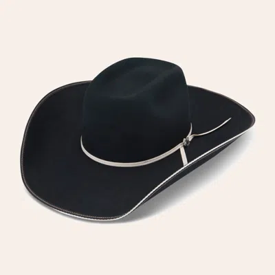 Resistol Hats Resistol 4x Snake Eyes Black Brick Felt Cowboy Hat