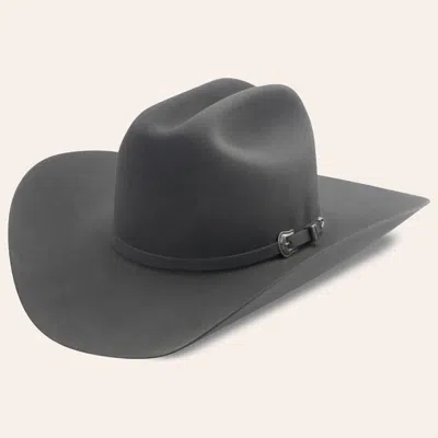 Resistol Hats Resistol 5x The Challenger Granite Gray Cattlemen Felt Cowboy Hat In Black