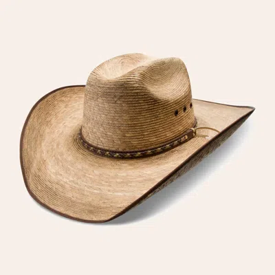 Resistol Hats Resistol Burned Brady Genuine Mexican Palm Cowboy Hat In Brown