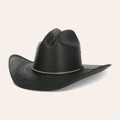 Resistol Hats Resistol Jason Aldean Collection Asphalt Black Cattleman Crown Palm Cowboy Hat