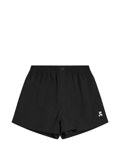 Rest&recreation 버튼 이지 쇼츠 In Black