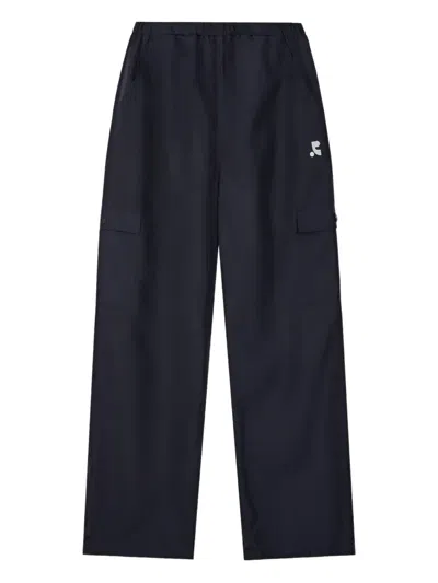 Rest&recreation Cargo-pocket Track Pants In Blue