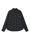 Rest&recreation Check-pattern Shirt In Black