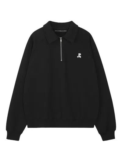 Rest&recreation Classic-collar Sweatshirt In Black