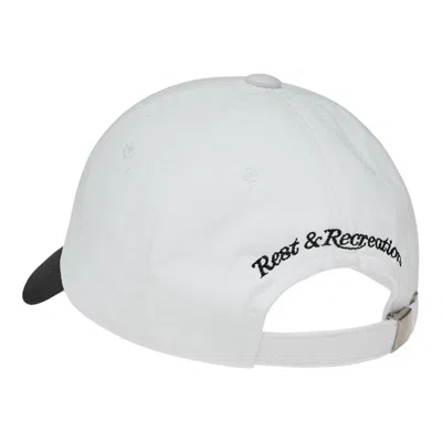Rest&recreation Coloration Logo Cap In White