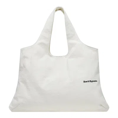 Rest&recreation Cotton Shoulder Bag In White