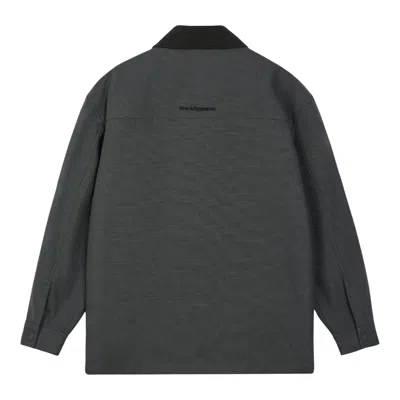 Rest&recreation Cotton Work Jacket In Black