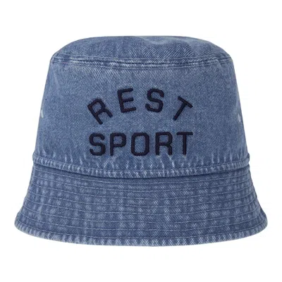 Rest&recreation Denim Bucket Hat In Blue