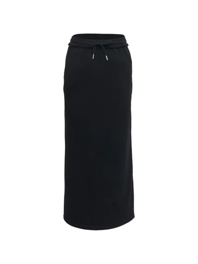 Rest&recreation Drawstring-waist Maxi Skirt In Black