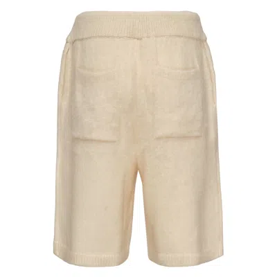 Rest&recreation Hairy Knit Shorts In Animal Print