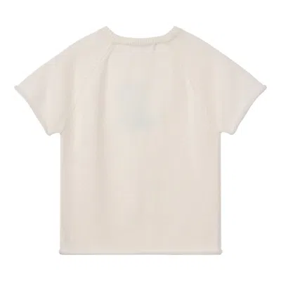 Rest&recreation Jacquard Knit Top In Neutral